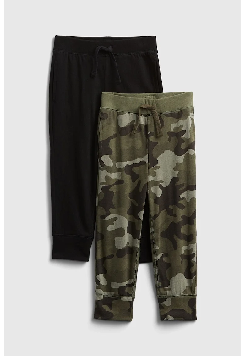 Set de pantaloni sport din bumbac organic - 2 perechi