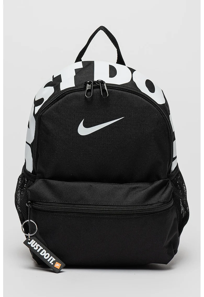 Rucsac cu imprimeu logo Brasilia - 11L, Alb/Negru