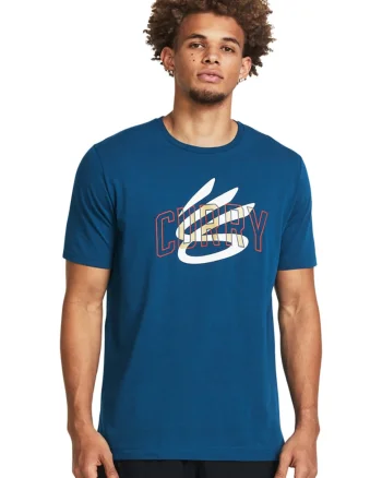 Tricou cu decolteu rotund pentru baschet, Bleumarin