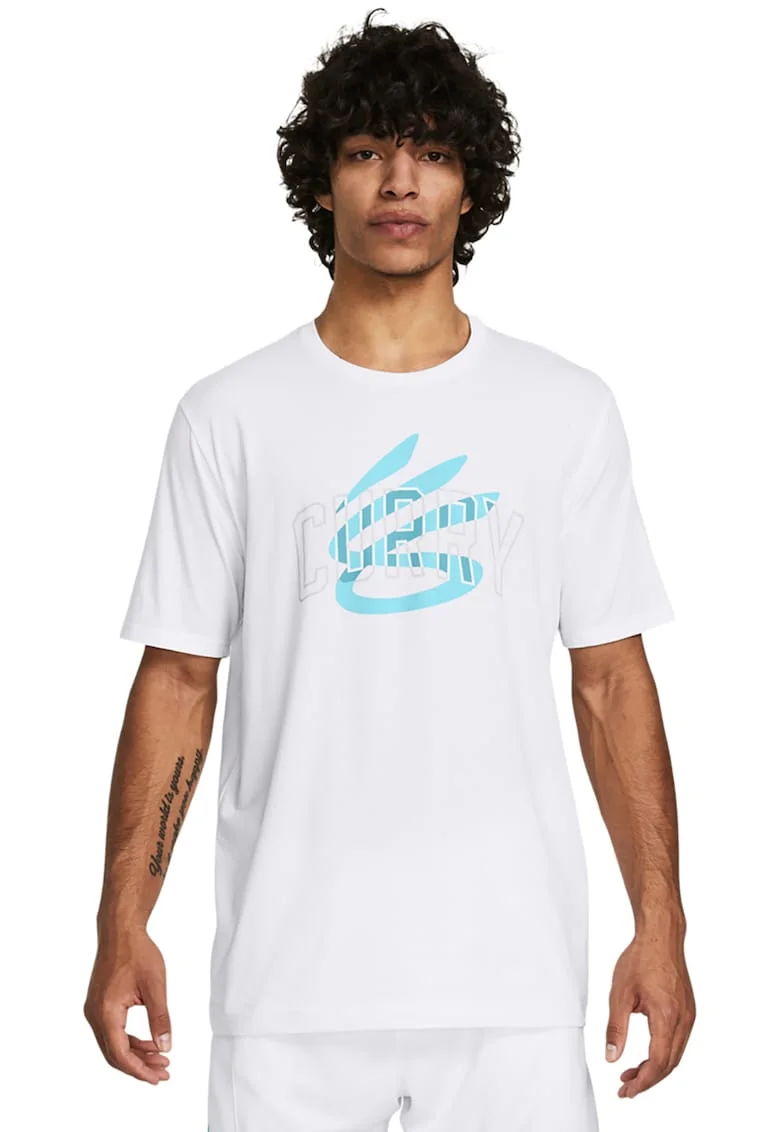Tricou cu decolteu rotund pentru baschet, Alb optic