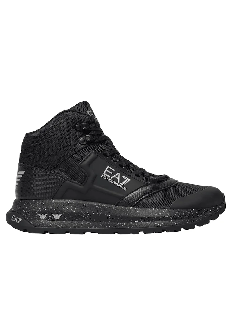 Pantofi sport  EA7 Ice Altura Nylon Mesh+ 51489, Negru/Argintiu