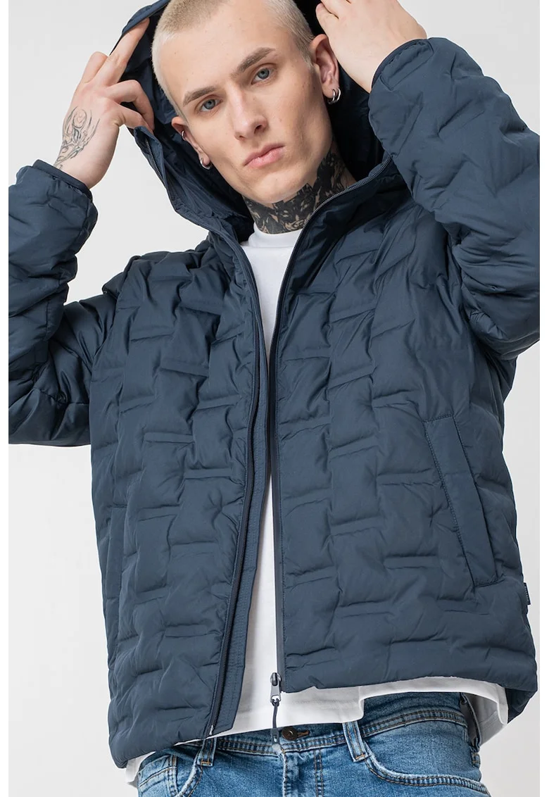 Jacheta cu fermoar Westchase, Bleumarin