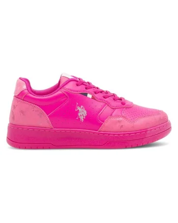 Pantofi sport copii, US POLO ASSN, 590559, Sintetic, Roz,