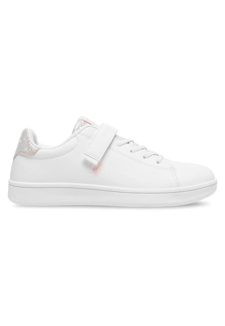 Pantofi sport copii, US POLO ASSN, 590559, Sintetic, Alb,