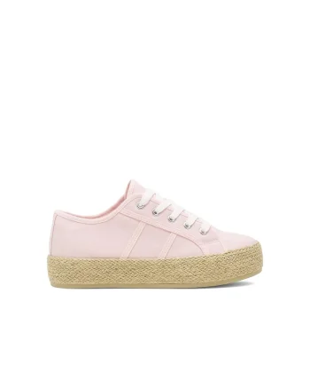 Espadrile dama,  590559, Textil, Roz,