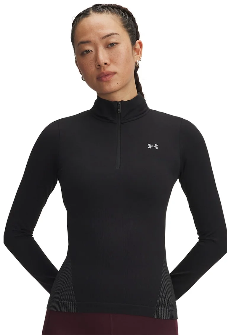 Bluza slim fit cu logo Vanish, Negru