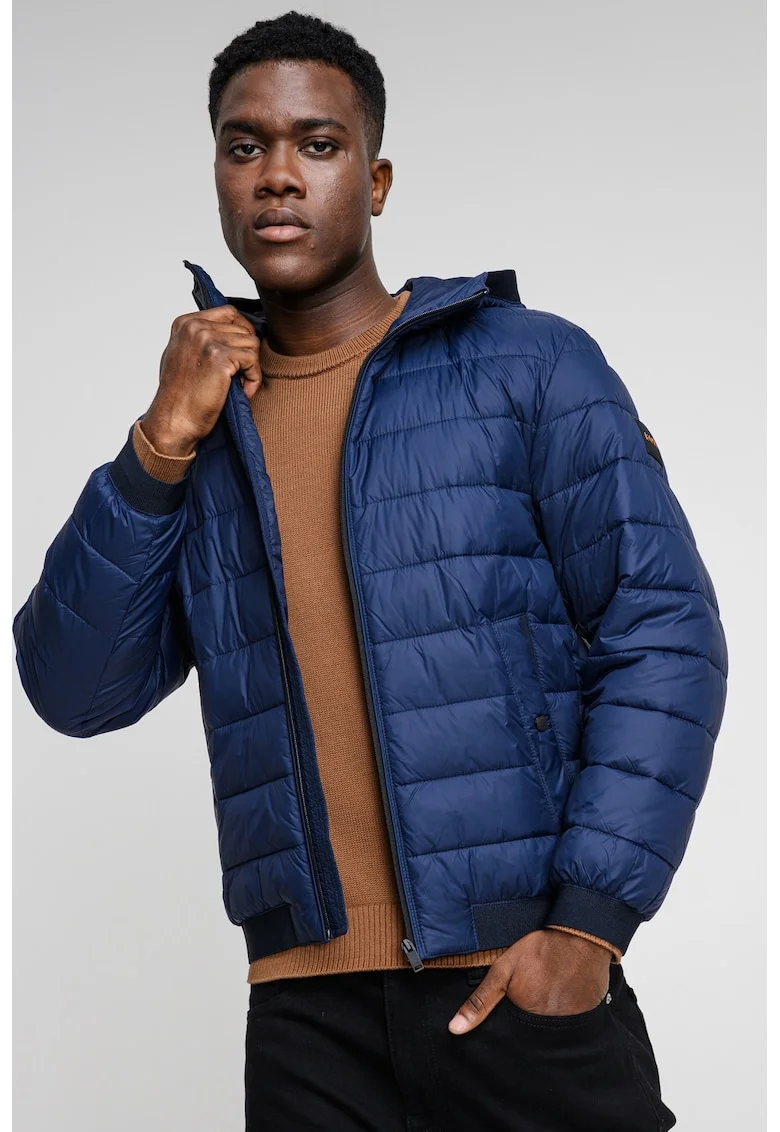 Geaca regular fit Odenis, Bleumarin