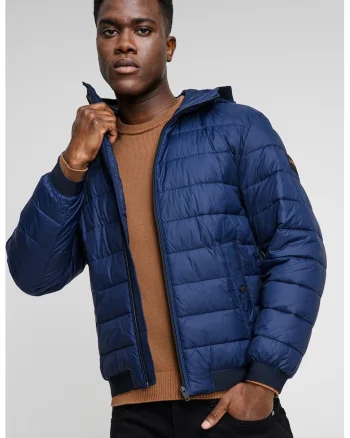 Geaca regular fit Odenis, Bleumarin