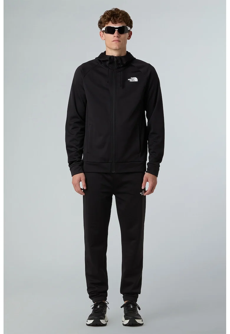Pantaloni cu buzunare laterale pentru antrenament Reaxion 2.0, Negru