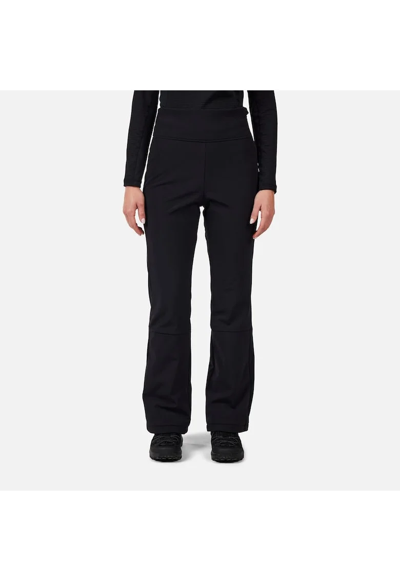 Pantaloni  SKI SOFTSHELL, negru, pentru dama, Negru