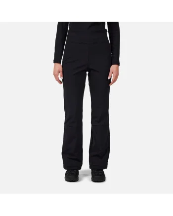 Pantaloni  SKI SOFTSHELL, negru, pentru dama, Negru