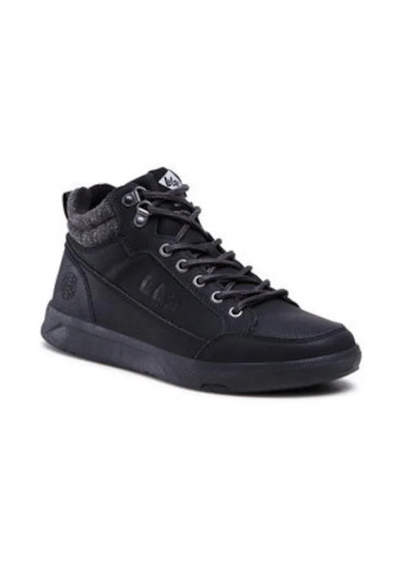 Pantofi sport barbati,  Piele ecologica, 0000301271, Negru