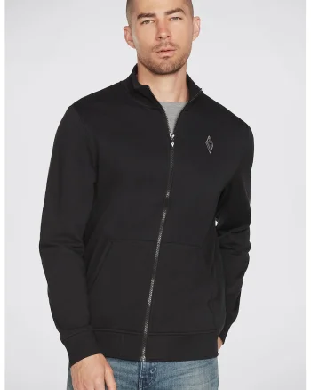 Bluza sport cu fermoar pentru antrenament The Hoodless, Negru
