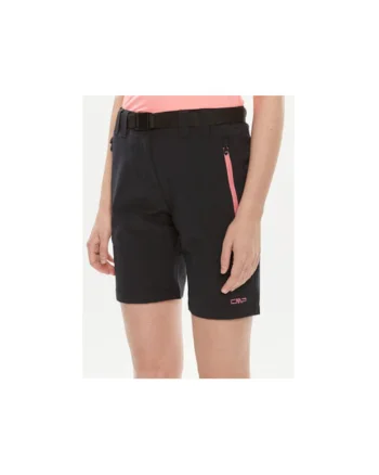 Pantaloni scurti dama,  303443054, Poliester, Negru