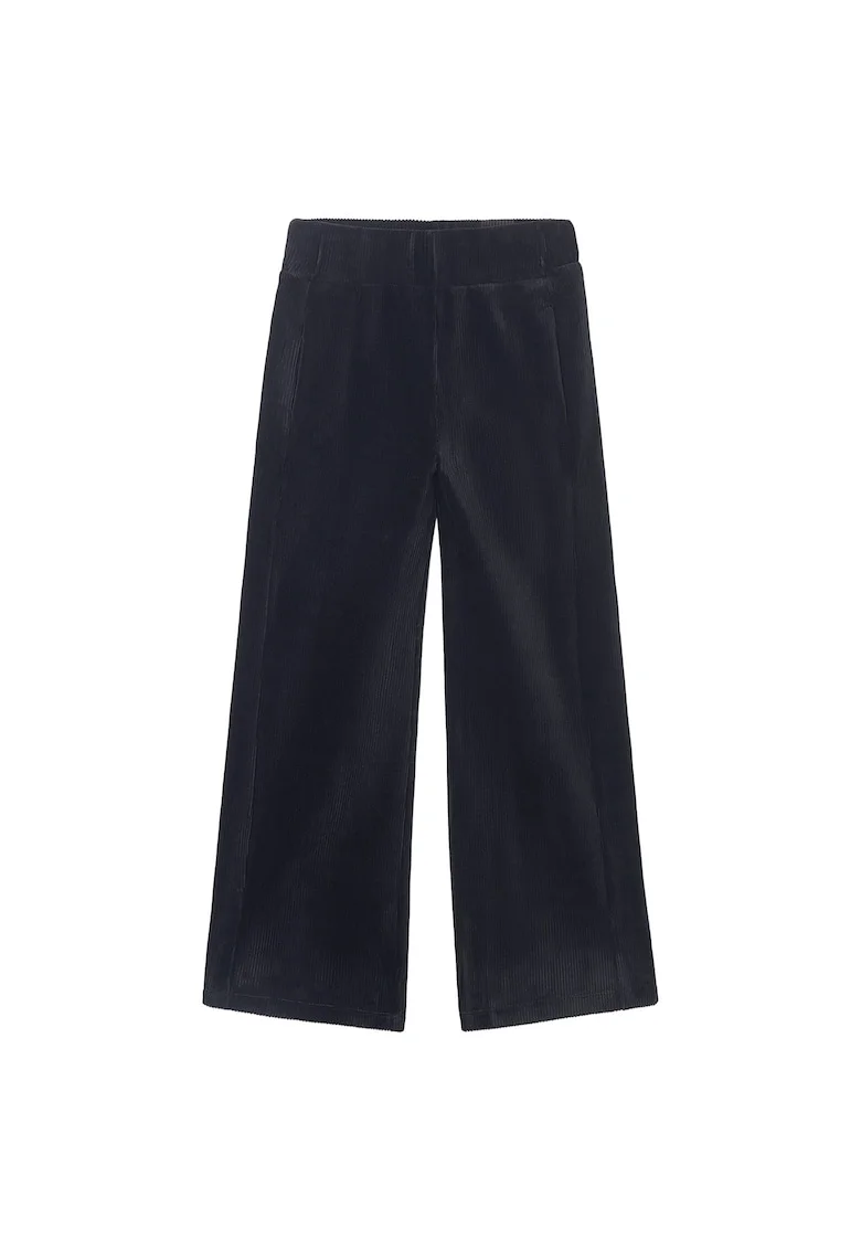 Pantaloni fete,  Bumbac, Negru, Negru