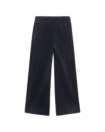 Pantaloni fete,  Bumbac, Negru, Negru