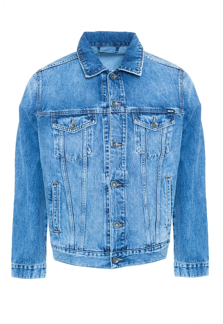 Jacheta din denim Charlie 445, Albastru deschis