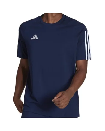 Tricou  Tiro 23 Competition Cotton barbati, Bleumarin