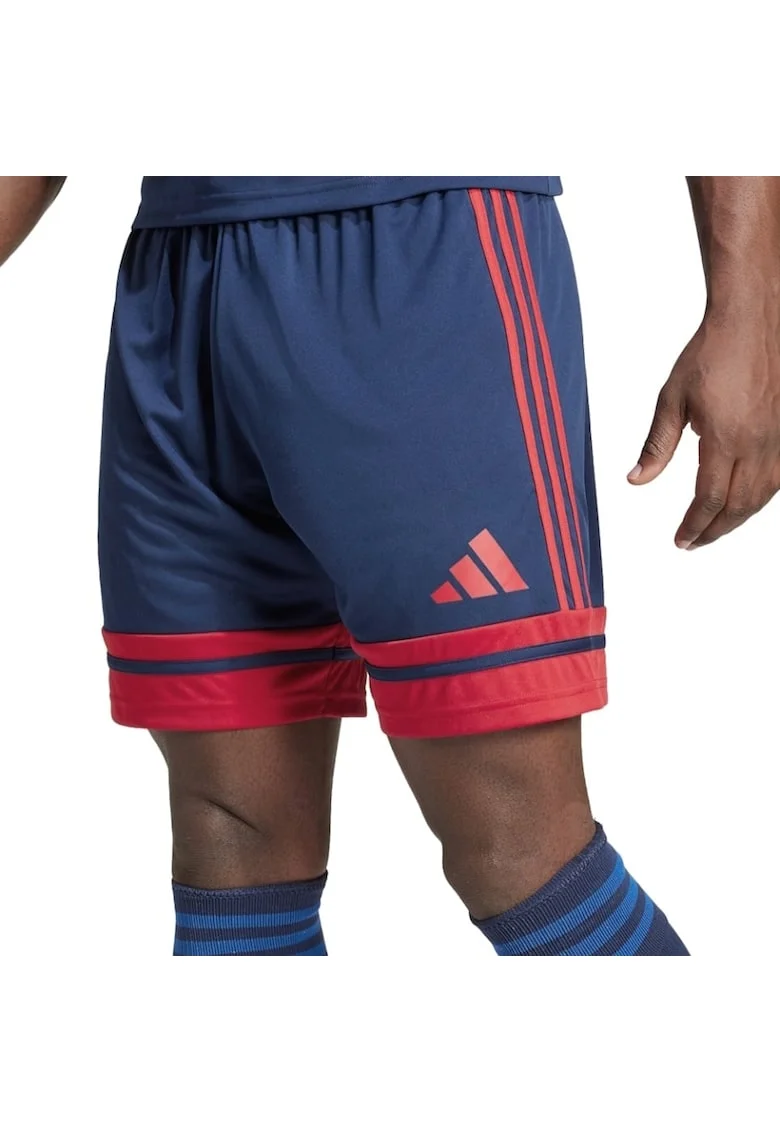 Pantaloni  Squadra 25 barbati, Rosu/Bleumarin