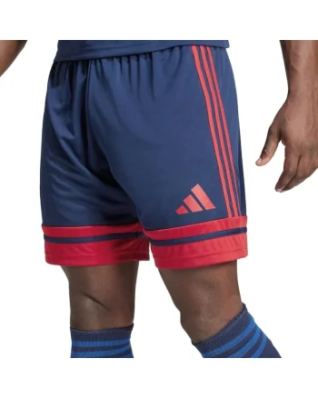 Pantaloni  Squadra 25 barbati, Rosu/Bleumarin