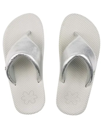 Flip-flop-uri de dama Comfy Paddy, metalice, usoare, Grau