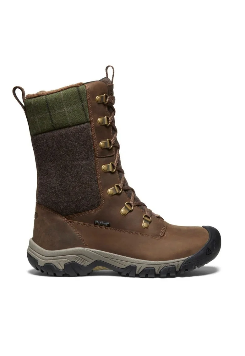 Ghete de zapada izolate pentru femei  Greta Tall Boot WP, Maro