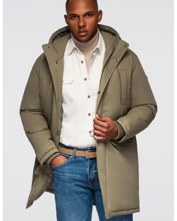 Geaca parka lunga clasica  OM-JAPJ-0313