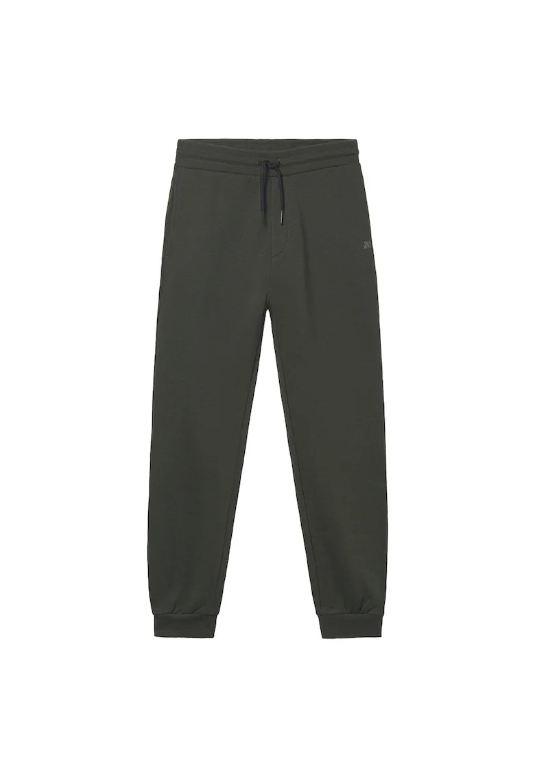 Pantaloni de trening Baiat,  Verde, 60% bumbac, 39% poliester, 1% elastan, Verde
