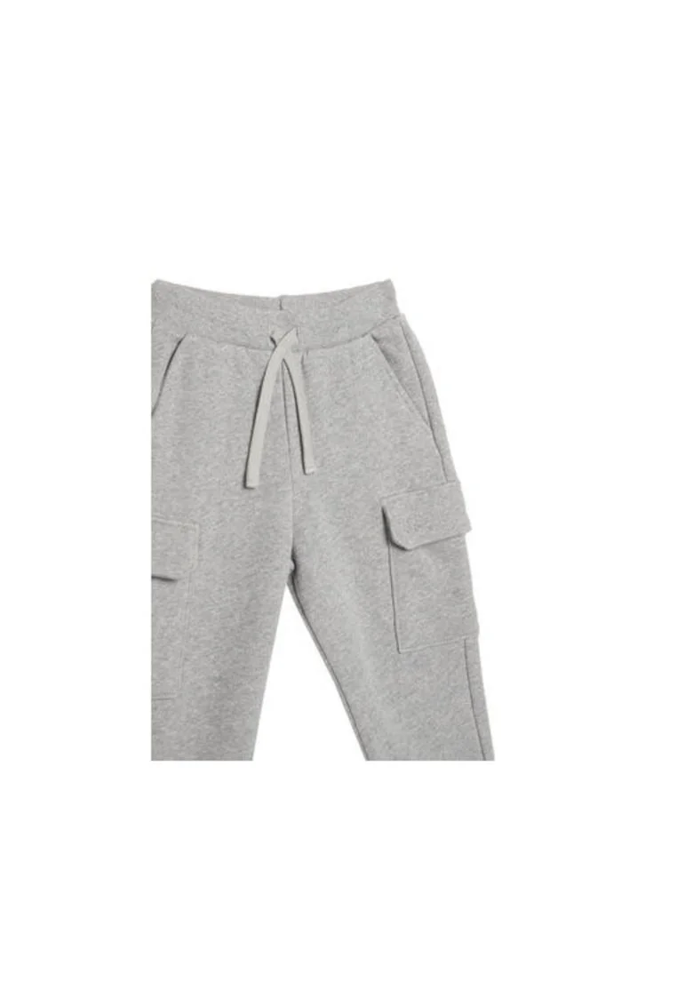 Pantaloni  Bumbac, Gri, Gri