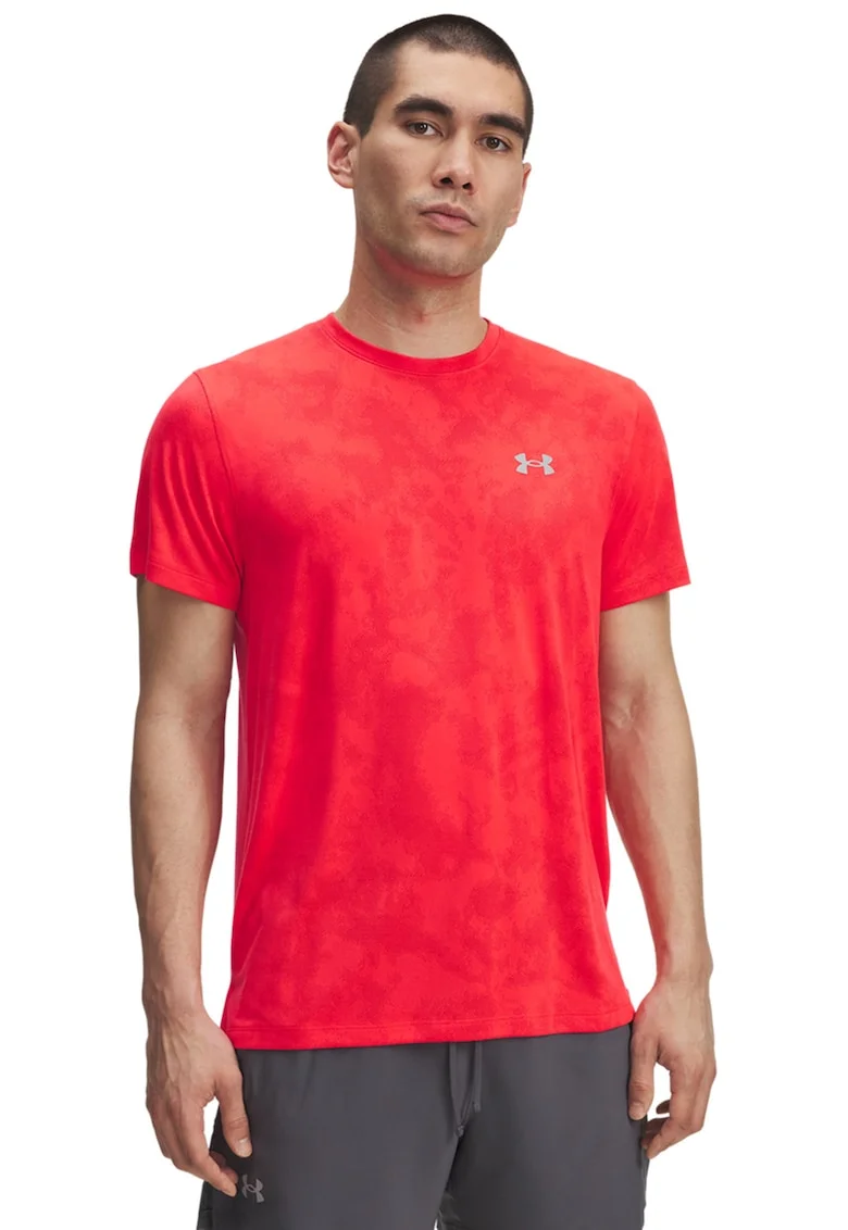 Tricou pentru alergare Launch Camo, Coral