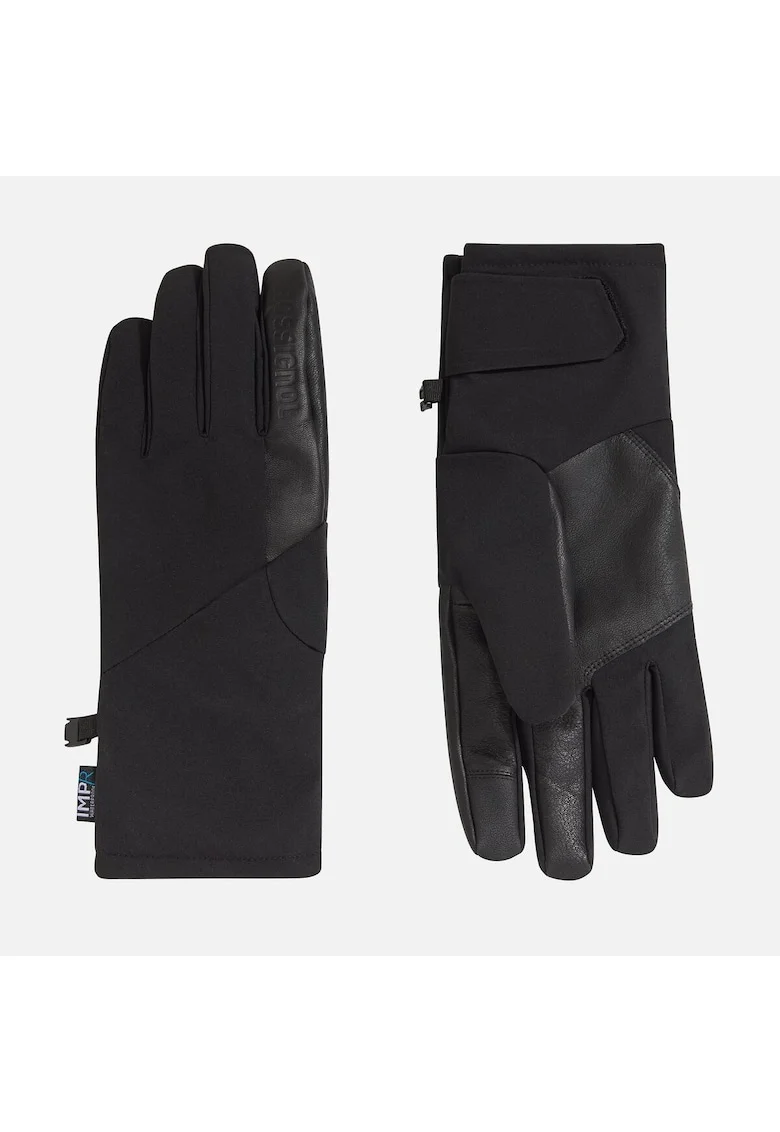 Manusi ski  SOFTSHELL IMPR ITIP, culoare negru, pentru barbati, marime