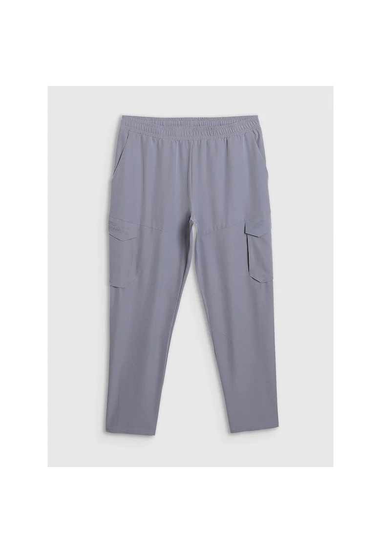 Pantaloni Antrenament Barbati,  Uscare Rapida, Buzunare Cargo - 379451, Albastru