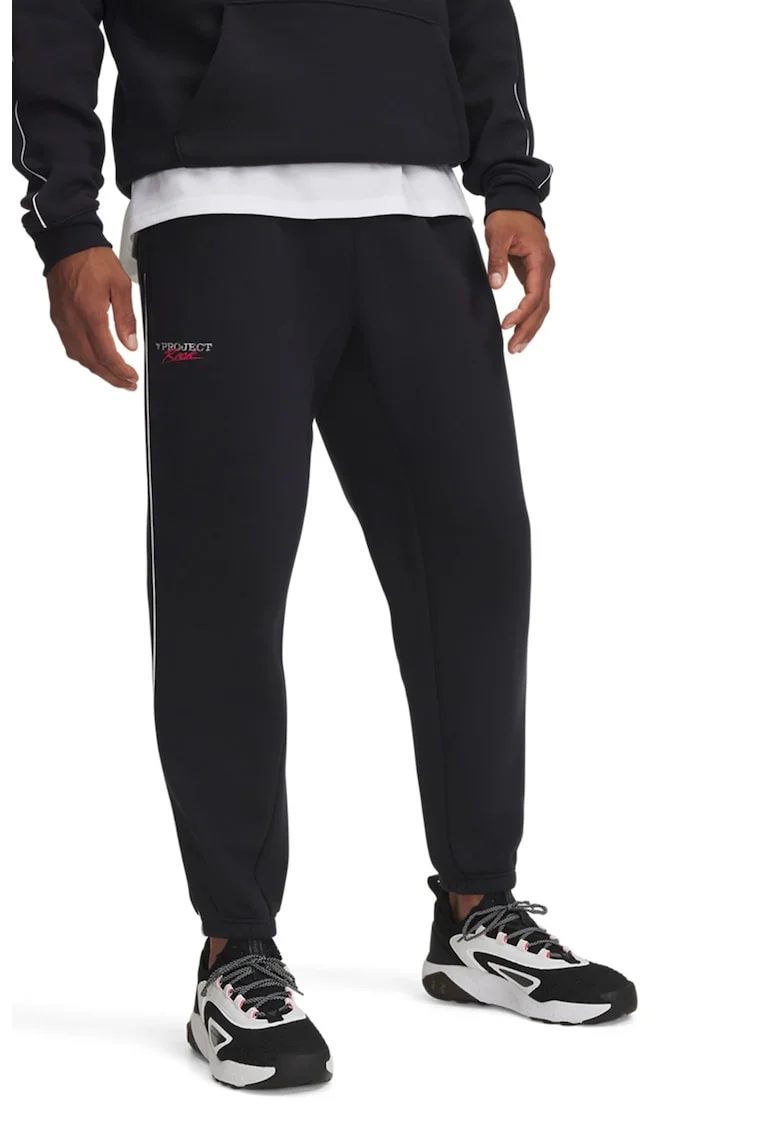 Pantaloni sport din fleece pentru antrenament Project Rock, Gri antracit
