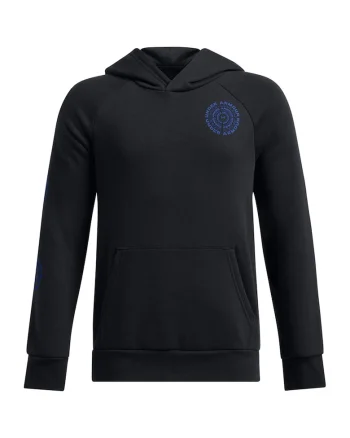 Hanorac cu logo, Negru