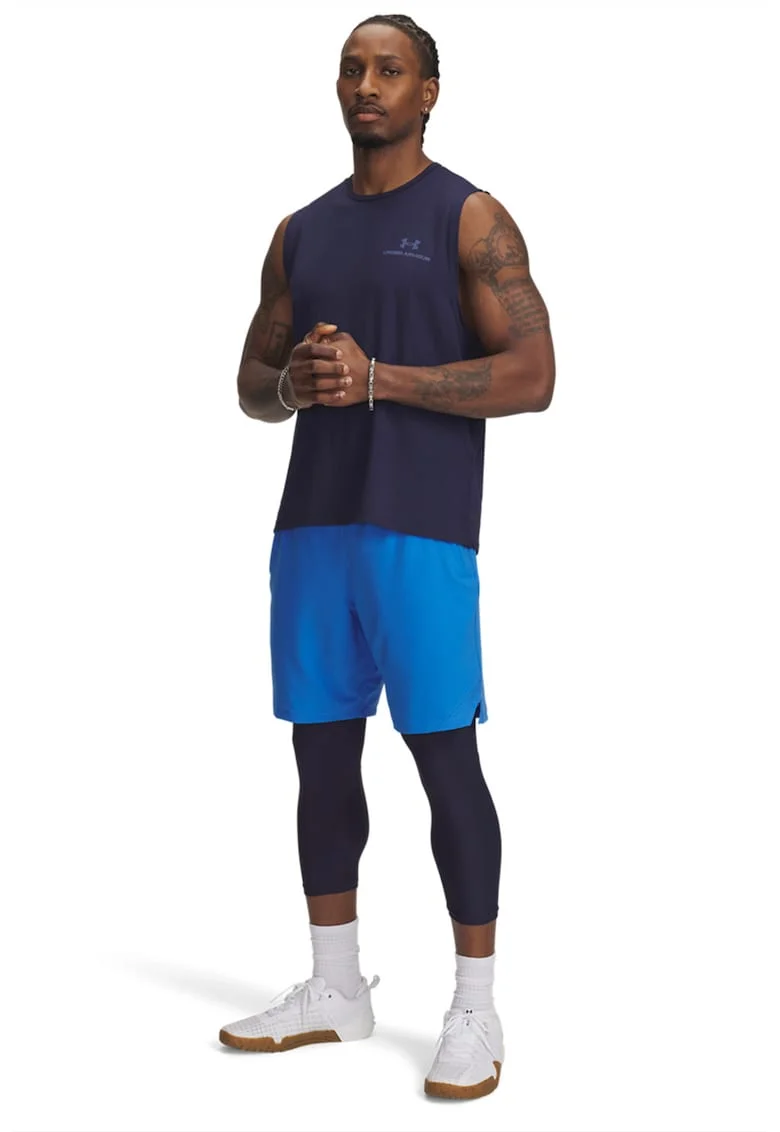 Pantaloni scurti cambrati , pentru fitness Vanish Woven, Albastru royal
