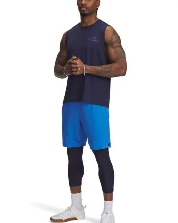 Pantaloni scurti cambrati , pentru fitness Vanish Woven, Albastru royal