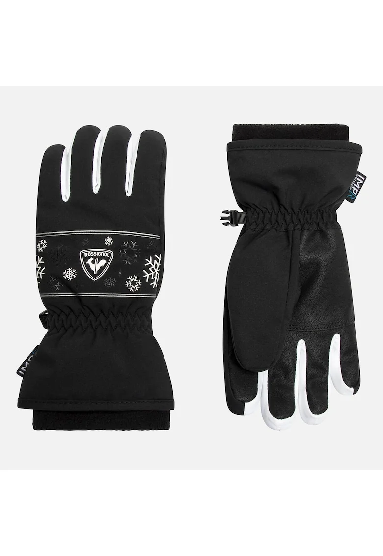 Manusi ski  JR JANE IMPR G, culoare negru, pentru copii, marime