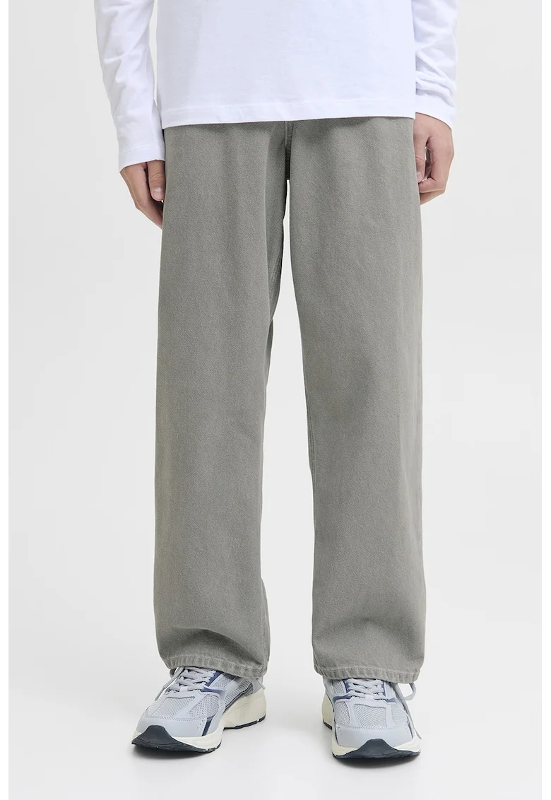 Blugi relaxed-fit, Gri deschis