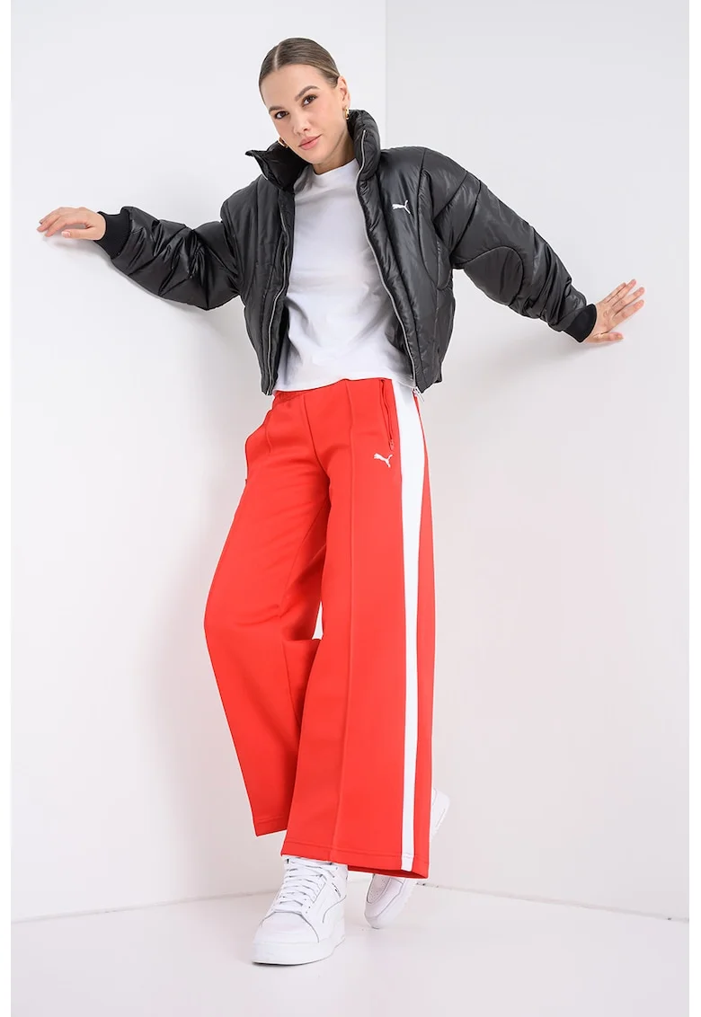Jacheta crop bufanta Dare To, Negru