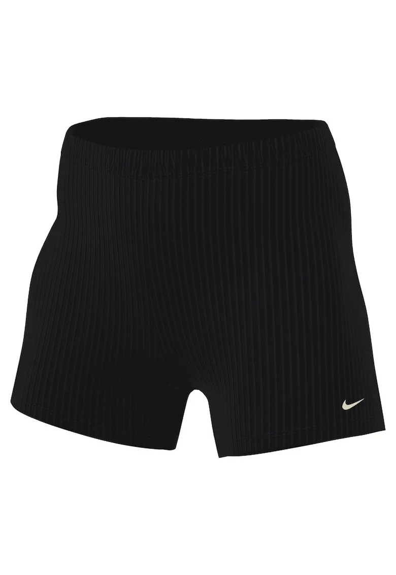 Pantaloni  pentru Femei, w nsw nk chll knt rib 3in shrt, FN3674-010, Negru, Negru