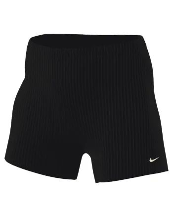 Pantaloni  pentru Femei, w nsw nk chll knt rib 3in shrt, FN3674-010, Negru, Negru
