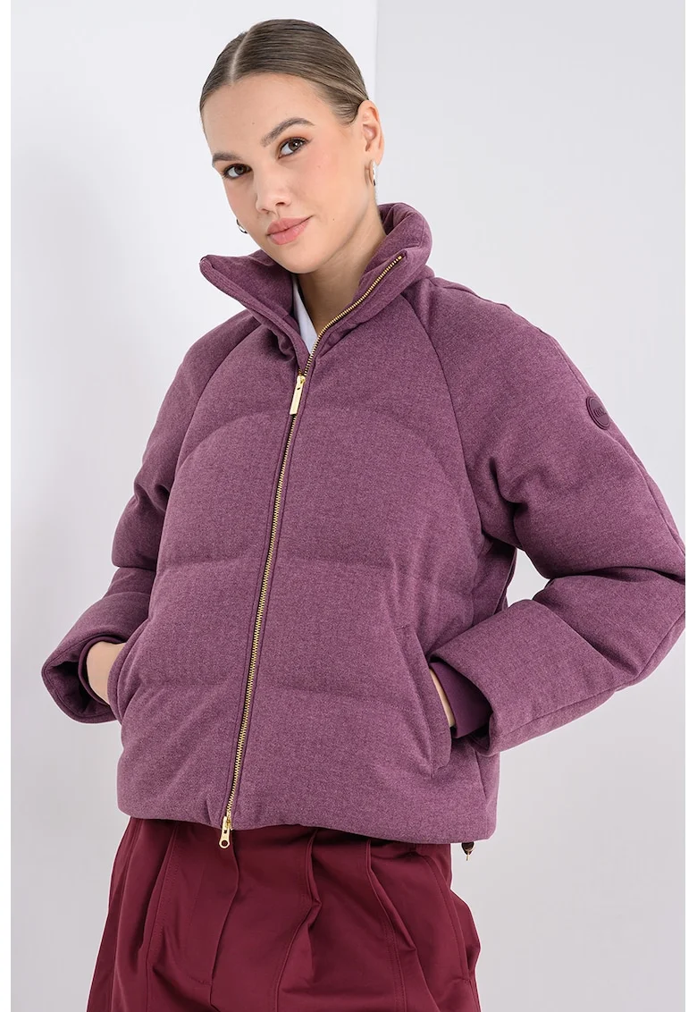 Geaca matlasata cu umplutura de puf, Violet