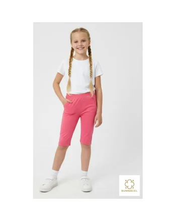 Pantaloni de tip leggings din bumbac pentru fete