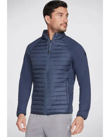 Geaca barbati,  98548, Poliester, Bleumarin