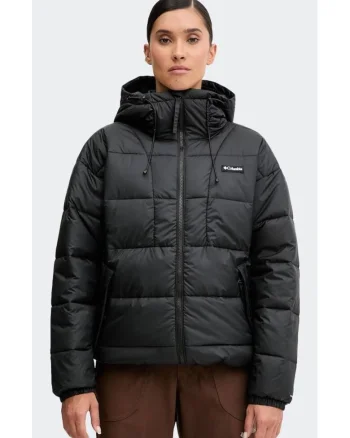Jacheta cu gluga  Pike Lake III, impermeabila, calduroasa, neagra, poliester, pentru femei