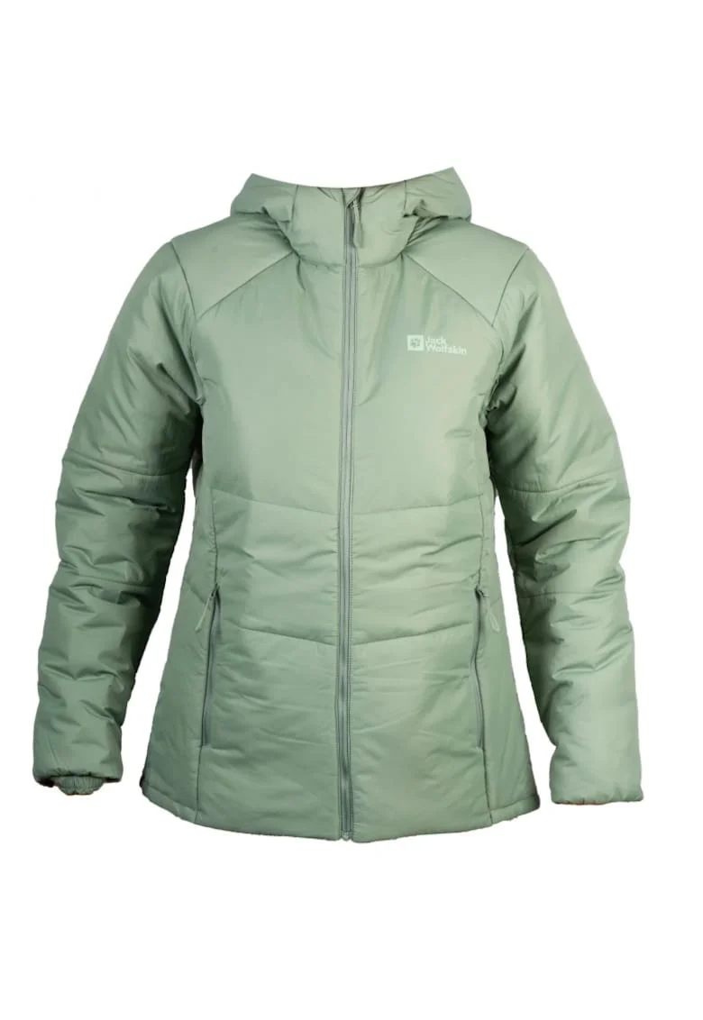 Hanorac sport dama,  Bergland INS Hoody W 1207221-4311, poliester, verde