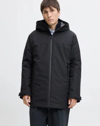 Jacheta JJBRANDON PARKA, barbati cu design minimalist, Negru