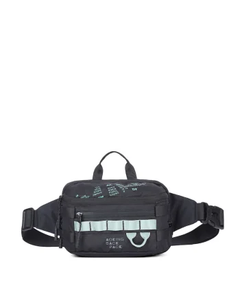 Borseta unisex cu maner, Negru