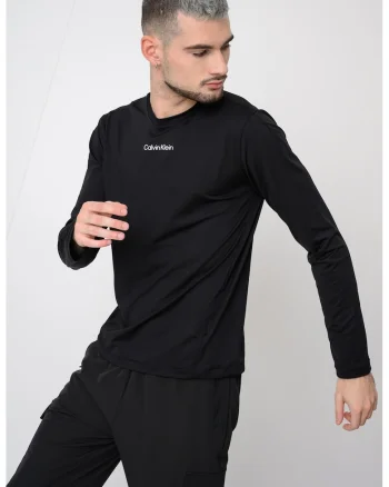 Bluza respirabila cu uscare rapida pentru fitness, Negru
