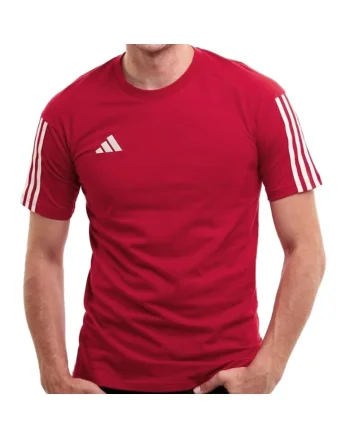 Tricou  Tiro 23 Competition Cotton barbati, Rosu